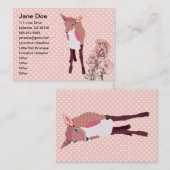 Cherry Blossom Fawn Visitekaartjes (Voorkant / Achterkant)