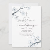 Cherry Blossom First Heilige Communie Kaart (Voorkant)