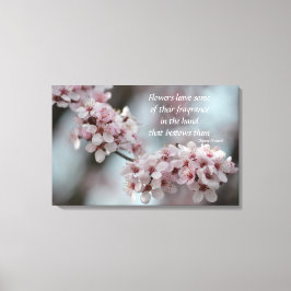 Cherry Blossom Floral Canvas Afdruk