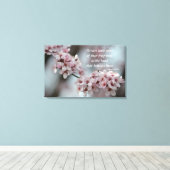 Cherry Blossom Floral Canvas Afdruk (Insitu (Houten vloer))