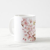 Cherry Blossom Floral Classic Mug  (Devant gauche)