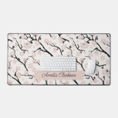 Cherry Blossom Floral Nom personnalisé (Clavier et souris)