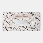 Cherry Blossom Floral Nom personnalisé (Clavier et souris)