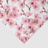 Cherry Blossom | Floral Pink White Tissuepapier (Detail)
