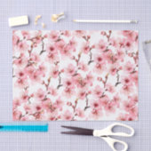 Cherry Blossom | Floral Pink White Tissuepapier (Craft)