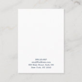 Cherry Blossom Flower Earring Display Card Visitekaartje (Achterkant)