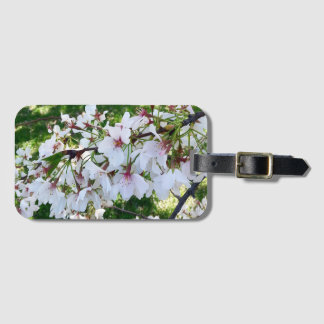 Cherry Blossom Flower Luggage Tag Bagagelabel