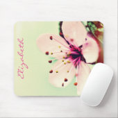 Cherry Blossom Flower Personalized Muismat (Met muis)