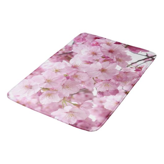 Cherry Blossom Flowers Bath Mat (Gekanteld)