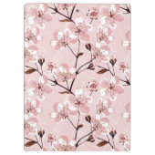 Cherry Blossom Flowers Pattern Klembord (Achterkant)