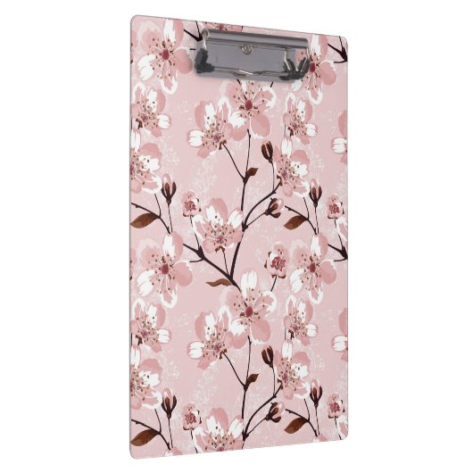 Cherry Blossom Flowers Pattern Klembord (Rechts)