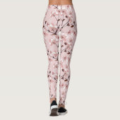 Cherry Blossom Flowers Pattern Leggings (Achterkant)