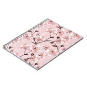 Cherry Blossom Flowers Pattern Notitieboek (Linkerzijde)