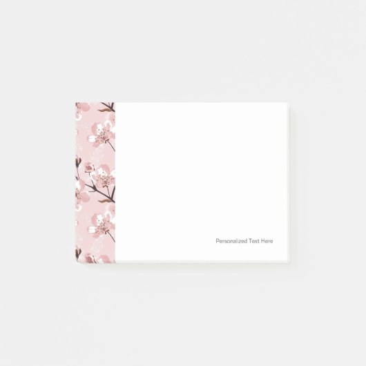 Cherry Blossom Flowers Pattern Post-it® Notes (Voorkant)