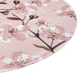 Cherry Blossom Flowers Pattern Snijplank (Hoek)