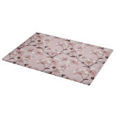 Cherry Blossom Flowers Pattern Snijplank (Hoek)