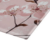 Cherry Blossom Flowers Pattern Snijplank (Hoek)
