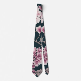 Cherry Blossom Flowers Pattern Stropdas