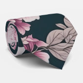 Cherry Blossom Flowers Pattern Stropdas (Opgerold)