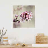 Cherry Blossom Flowers Poster (Keuken)