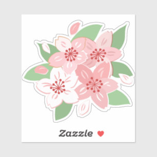 Cherry Blossom Flowers Sticker