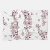 Cherry Blossom Flowers Theedoek (Horizontaal)