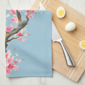 Cherry Blossom Flowers Theedoek (Quarter Fold)