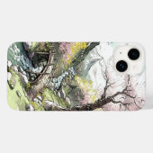 Cherry Blossom Forest in Bloom op de lentaander Case-Mate iPhone Case (Achterkant (horizontaal))