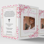 Cherry Blossom Funeral Programs Kaart