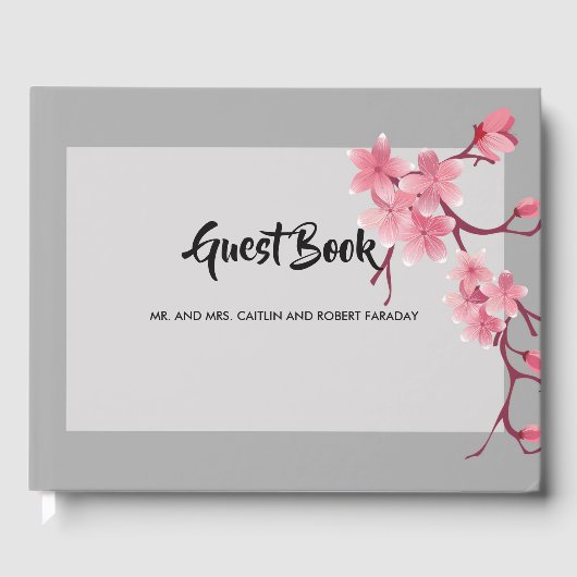 Cherry Blossom Gastenboek (Voorkant)