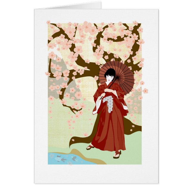 cherry blossom geisha (Voorkant)