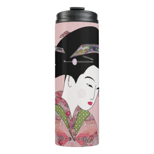 Cherry Blossom Geisha Thermosbeker (Voorkant)