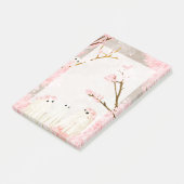 Cherry Blossom Ghosts notitieblok Post-it® Notes (Schuin)