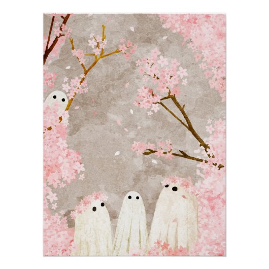 Cherry Blossom Ghosts Perfect Poster (Voorkant)