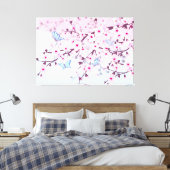 Cherry Blossom Girly Canvas (Insitu (Slaapkamer))
