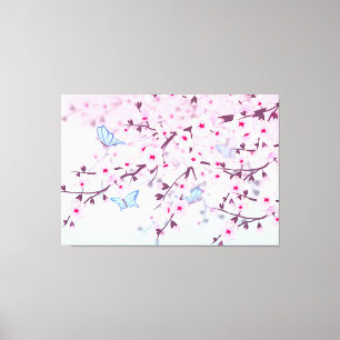 Cherry Blossom Girly Canvas