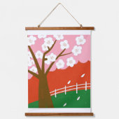 Cherry Blossom Hangend Wandkleed (Voorkant 3)