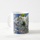 Cherry blossom hart koffiemok (Voorkant links)