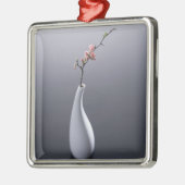 Cherry blossom in vase metalen ornament (Links)