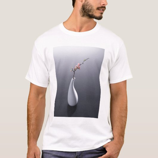 Cherry blossom in vase t-shirt (Voorkant)