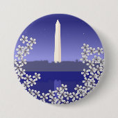 Cherry Blossom in Washington DC Ronde Button 7,6 Cm (Voorkant)