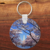 Cherry Blossom in Washington DC-sleutelhanger Sleutelhanger (Voorkant)