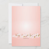 Cherry Blossom Invitation religieuse (Dos)