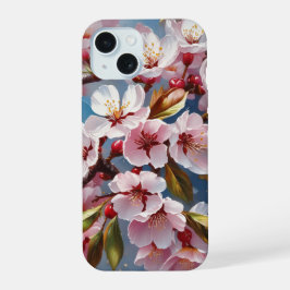 Cherry blossom iPhone 15 hoesje
