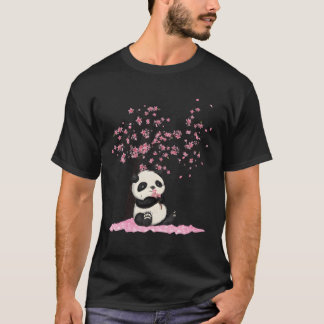 Cherry Blossom Japanese Panda T-shirt