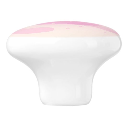 Cherry Blossom Japans landschap Roze meisje Keramische Knop (Zijkant)