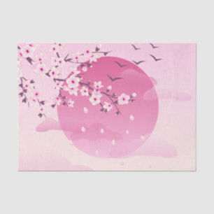 Cherry Blossom Japans landschapsroze Tissuepapier