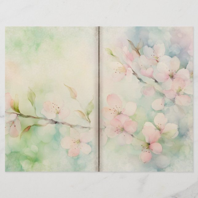 Cherry Blossom Journal Paper (Voorkant)