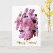 CHERRY BLOSSOM KAART (Gele Bloem)