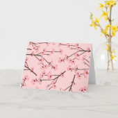 Cherry Blossom Kaart (Gele Bloem)